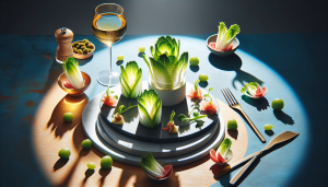 endive apero - endives pour apero - feuilles d'endives garnies pour apéro