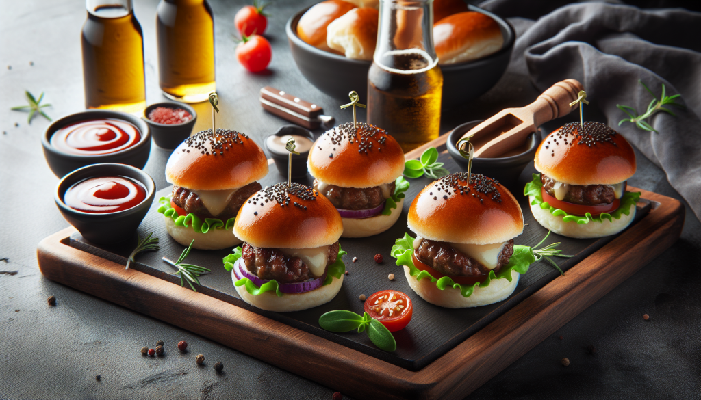 mini burger apéro - recette mini burger apéro froid