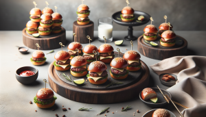 mini burger apéro - recette mini burger apéro froid