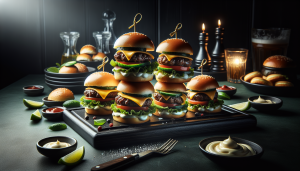 mini burger apéro - recette mini burger apéro froid