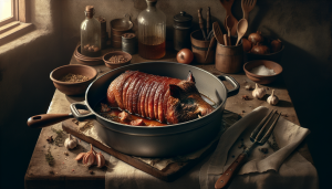 roti de sanglier en cocotte sans marinade - roti sanglier en cocotte